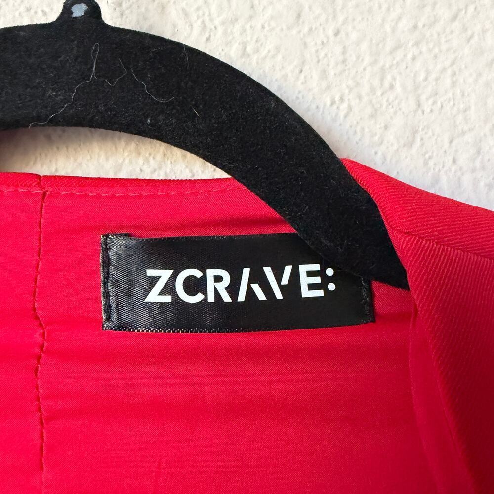 ZCrave La Belle Red Blazer Mini Dress Size L - Picture 5 of 6